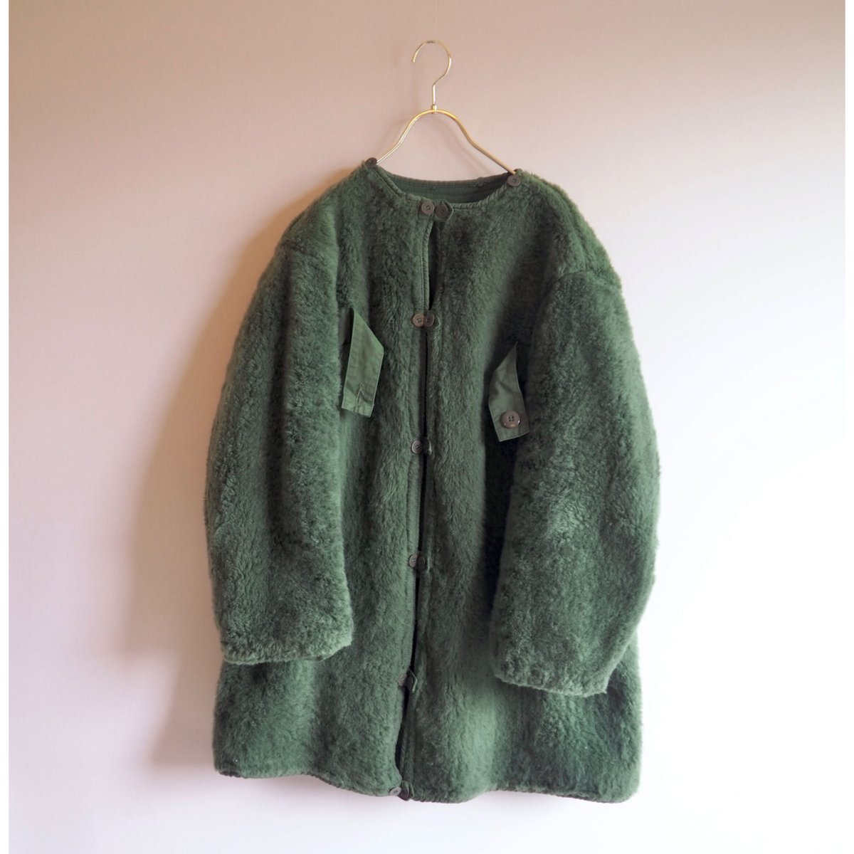 Swedish army M-59 reversible boa liner coat | N