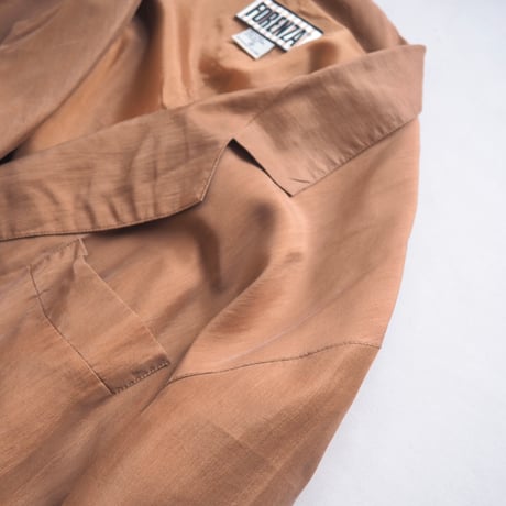 "FORENZA" silk tailored jacket