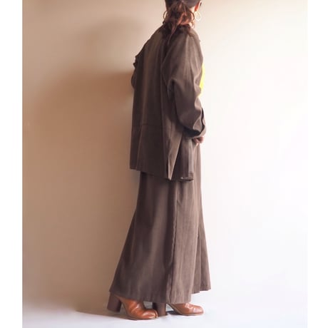 "Alfred Dunner" faux suede blouse & maxi skirt set