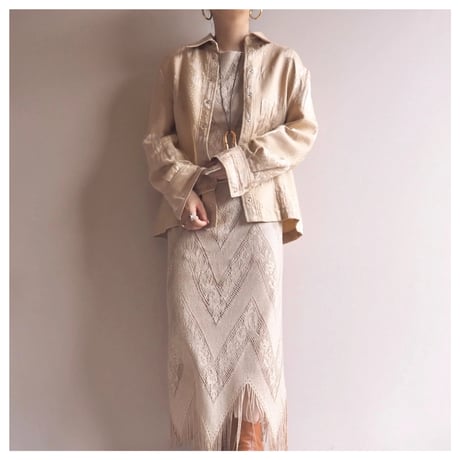 "GIANFRANCO FERRE" floral textured jacket