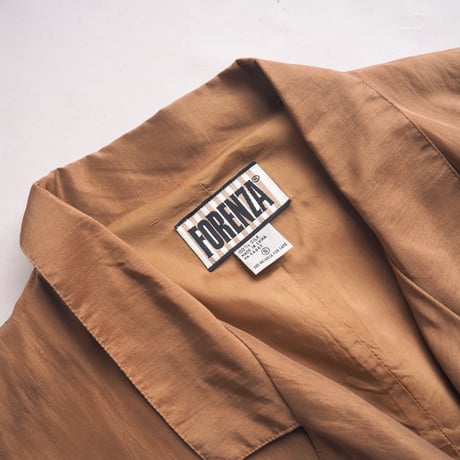 "FORENZA" silk tailored jacket