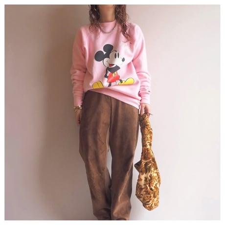 80s "Velva Sheen" mickey print sweat