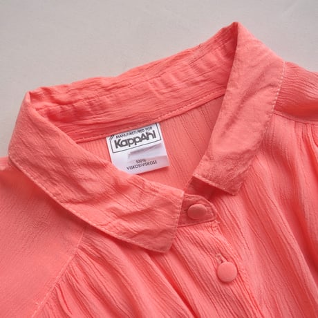 made in England "KappAhi" viscose blouse
