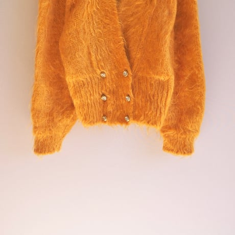 80s made in France mohair cardigan