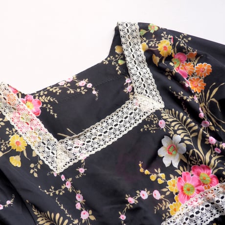 "C&A" floral semi sheer maxi dress
