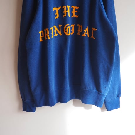 80〜90s "Basset Walker" flocky print sweatshirt