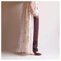 70〜80s "Nocturne" floral night gown
