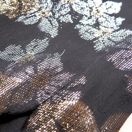 80s〜 "JH Collectibles" metallic floral blouse