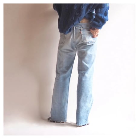 90s made in USA Levi's 501 damage denim