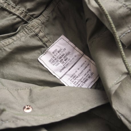 80s U.S army snow camo parka (over dyed/OV)