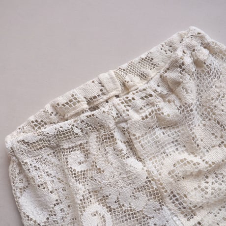 original remake patchwork lace pants (A)