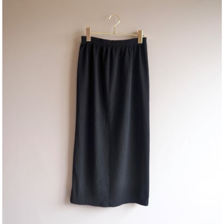 "Bobbie Brooks" black creased maxi skirt