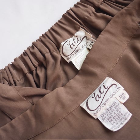 "Cali" embroidered rayon blouse & pants set