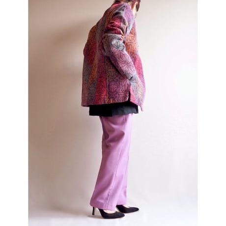 vintage abstract tapestry jacket
