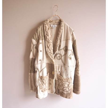 "Sandy Starkman"  patchwork art jacket