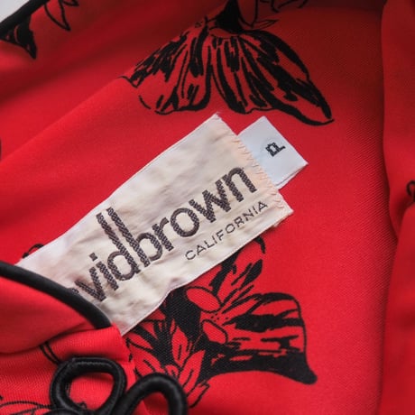 "David Brown" Chinese floral maxi dress