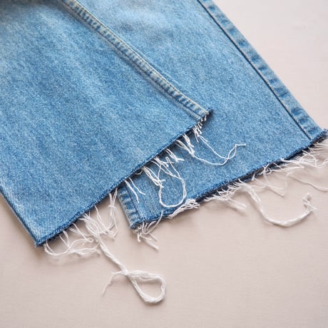 90s made in USA Levi's 517 damage denim