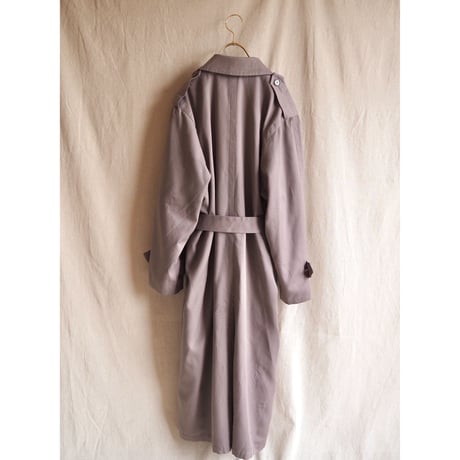 "London fog" oversized maxi trench coat