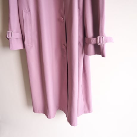 "Misty Harbor" purple balmacaan coat