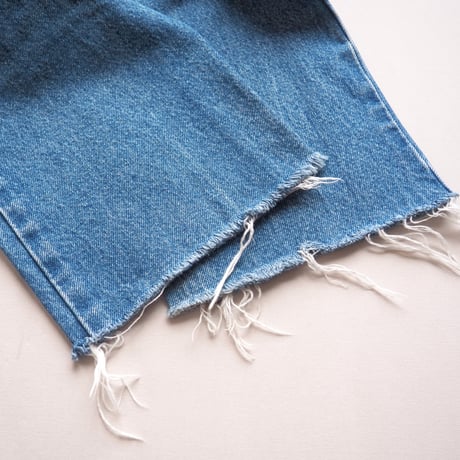 80s made in USA Levi's 505 damage denim