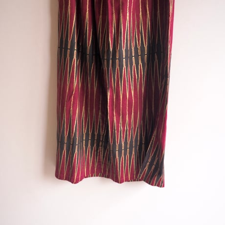 "The African Village" big collar tunic dress & skirt (BD×BK)