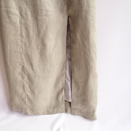 vintage linen back design maxi dress