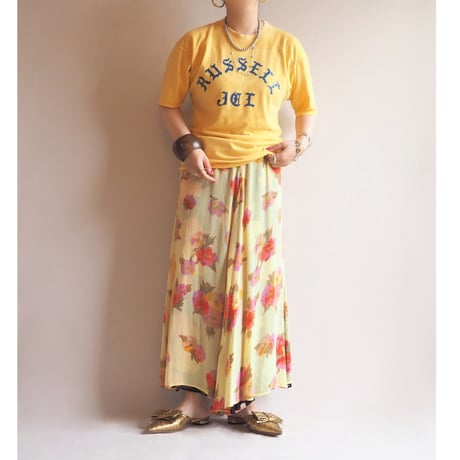 "SALA ARIZONA" floral reversible skirt