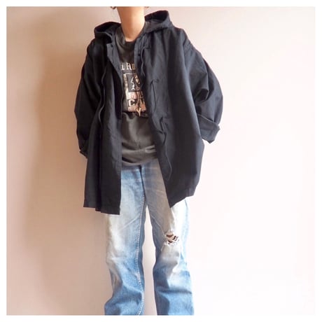 Italian Army deadstock snow camo parka (BK)
