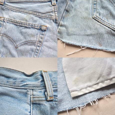 90s made in USA Levi's 501 remake wrap skirt