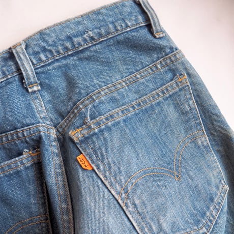 70s made in USA Levi's 646 cutoff denim