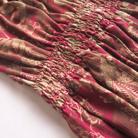 80s "Diane Freis" botanical design maxi dress