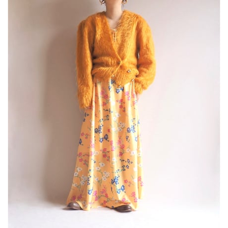 80s made in France mohair cardigan