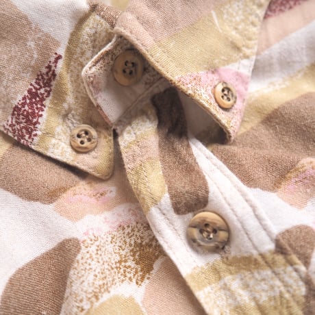 vintage abstract print blouse