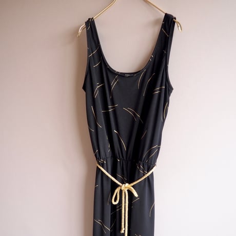 "bohly" abstract sleeveless rompers