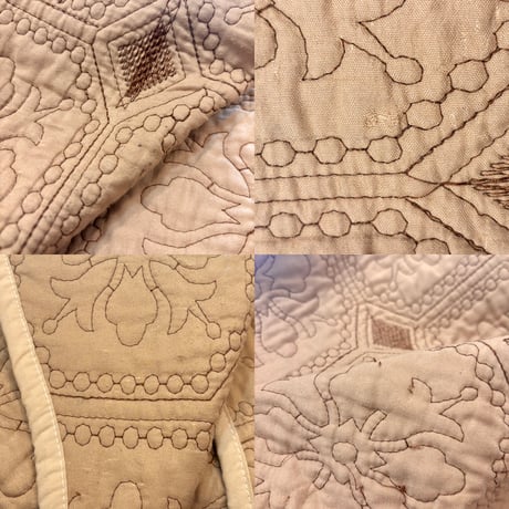 vintage quilted design jacket