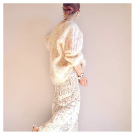 vintage fuzzy nep yarn sweater