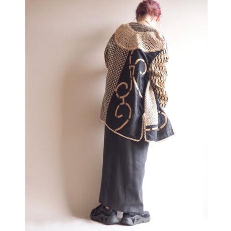 vintage "Sandy Starkman"  jute art jacket