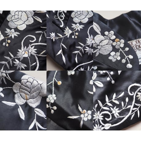 "Brownstone Studio" floral embroidered jacket