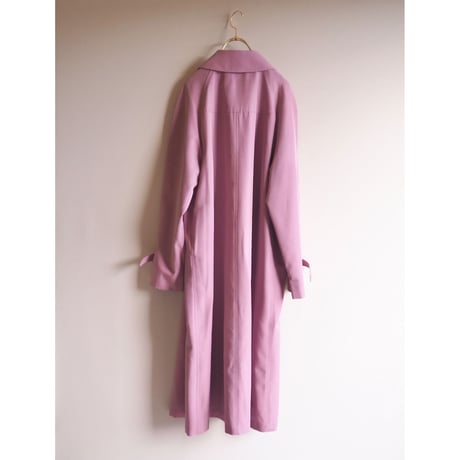 "Misty Harbor" purple balmacaan coat