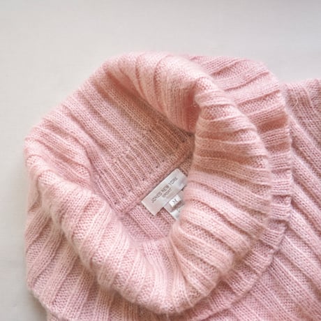 vintage acrylic × Kid mohair turtleneck sweater
