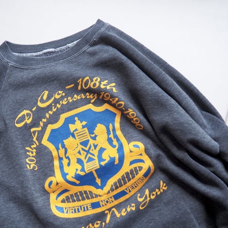 vintage US army 108th print sweat