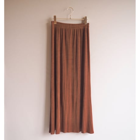 80〜90s elastic easy maxi skirt