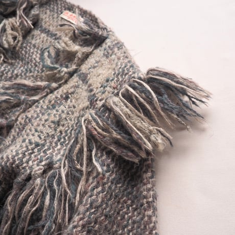80s "GIL AIMBEZ STATIC" fringe design knit jacket