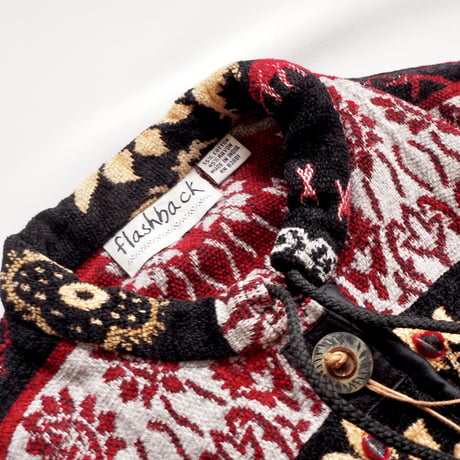 flashback floral tapestry jacket