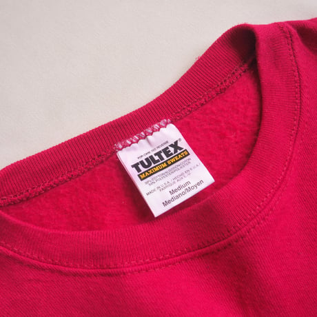 90s "Tultex" vivid pink plain sweat