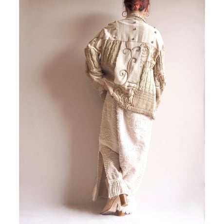 "Sandy Starkman"  patchwork art jacket