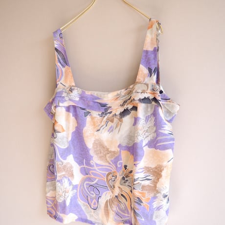 vintage "HARDOB" abstract print tops & robe
