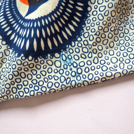 vintage african batik blouse
