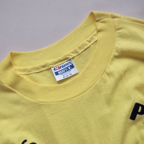 80s "Hanes" flock print t-shirts