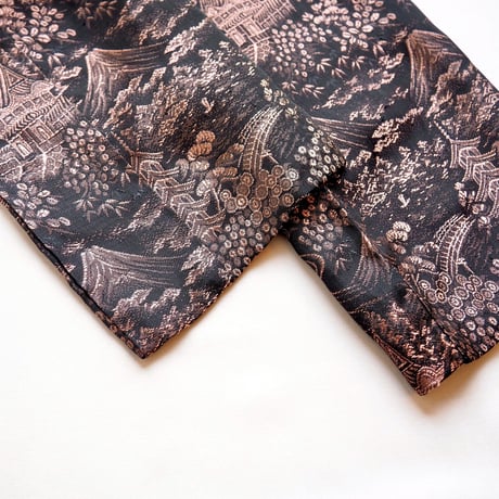 70s chinese brocade tassel jacket